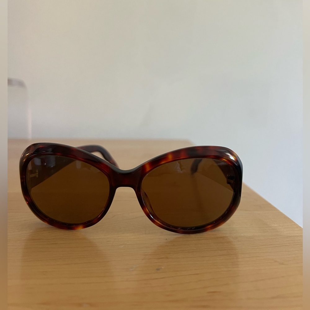 Oscar de la Renta Oversized Tortoise Sunglasses y2k
